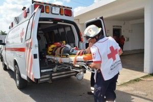 Herido accidente